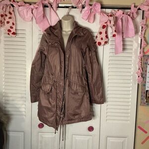 Women's madden nyc Utility Jacket in mauve